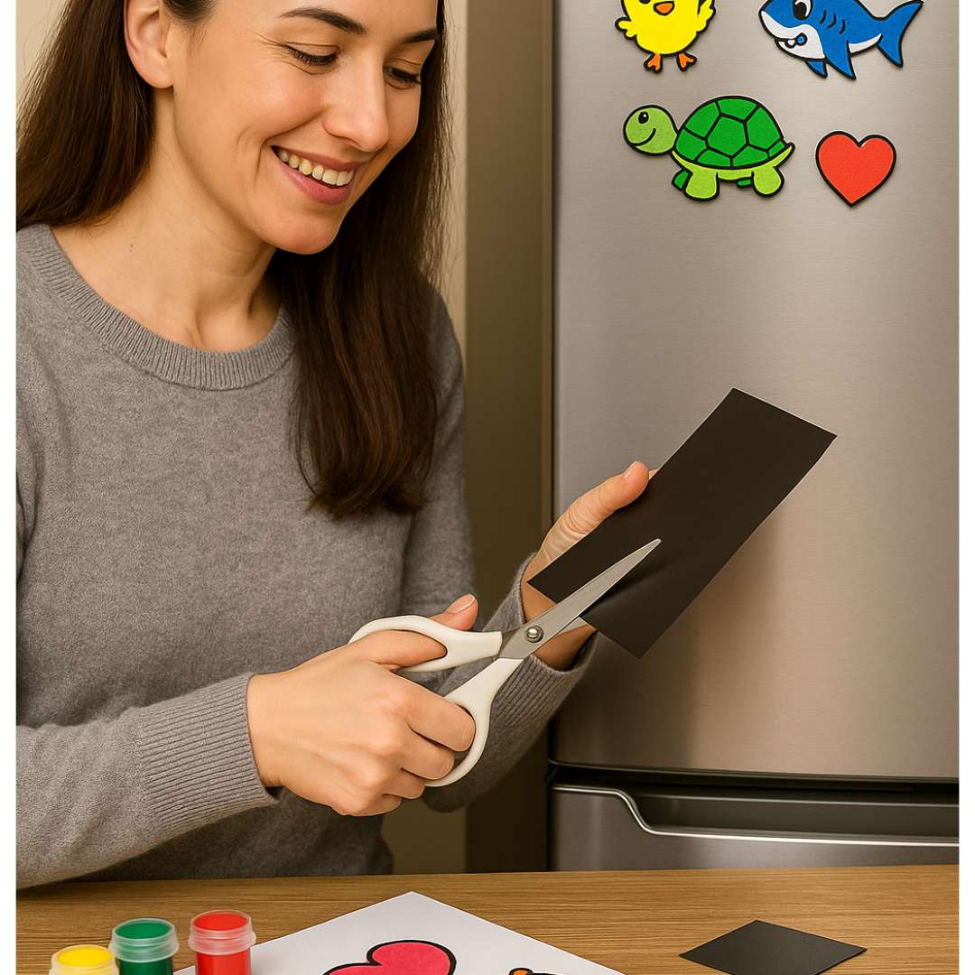 Funtaala Flexible Magnet Sheet - A4 Size | Cut Into Any Shape | Ideal for DIY Crafts & Projects