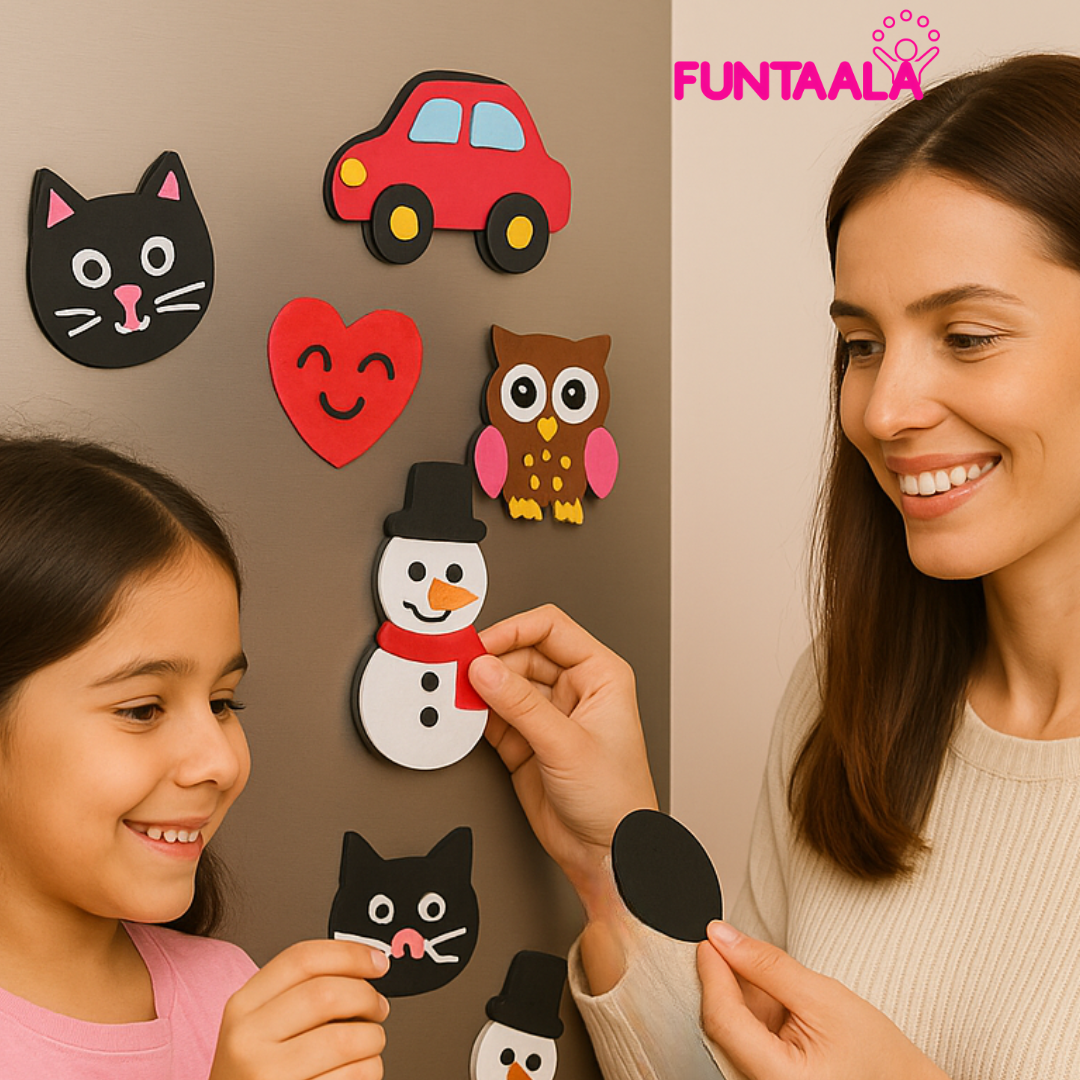 Funtaala Flexible Magnet Sheet - A4 Size | Cut Into Any Shape | Ideal for DIY Crafts & Projects