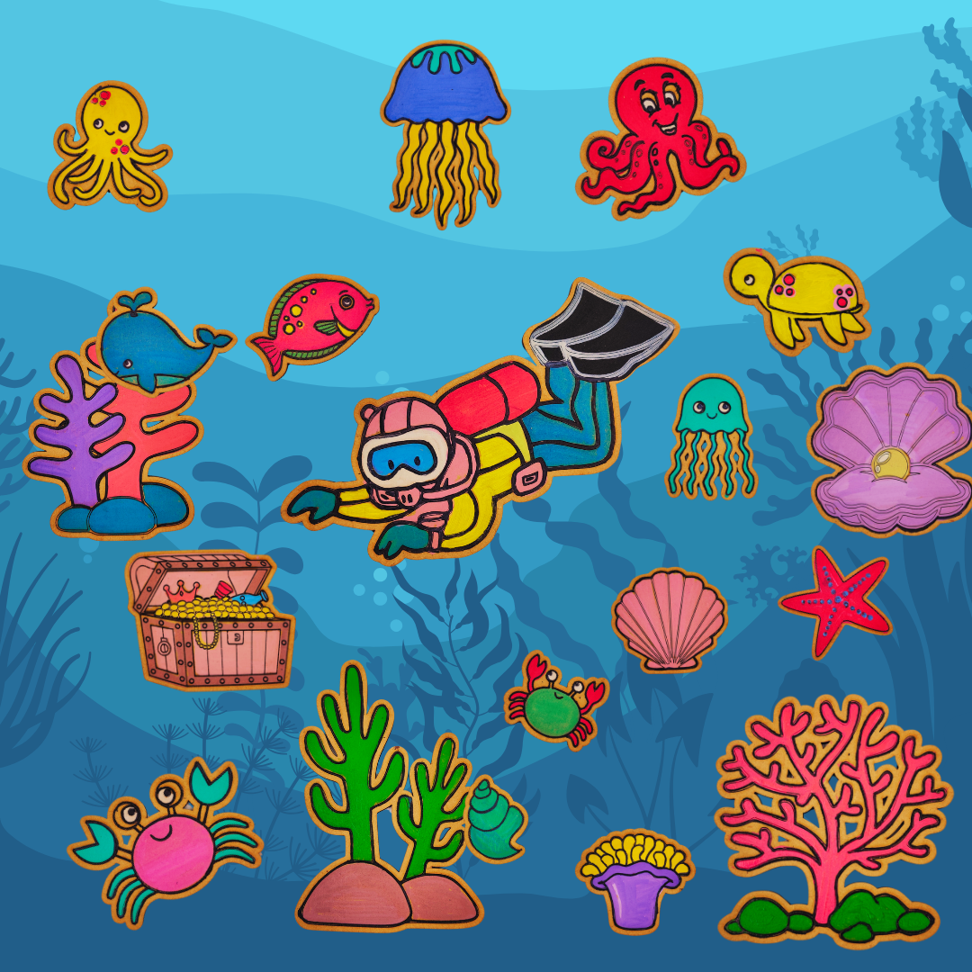 Underwater Adventure DIY Magnets Kit