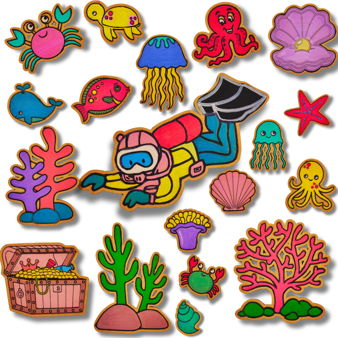 Underwater Adventure DIY Magnets Kit