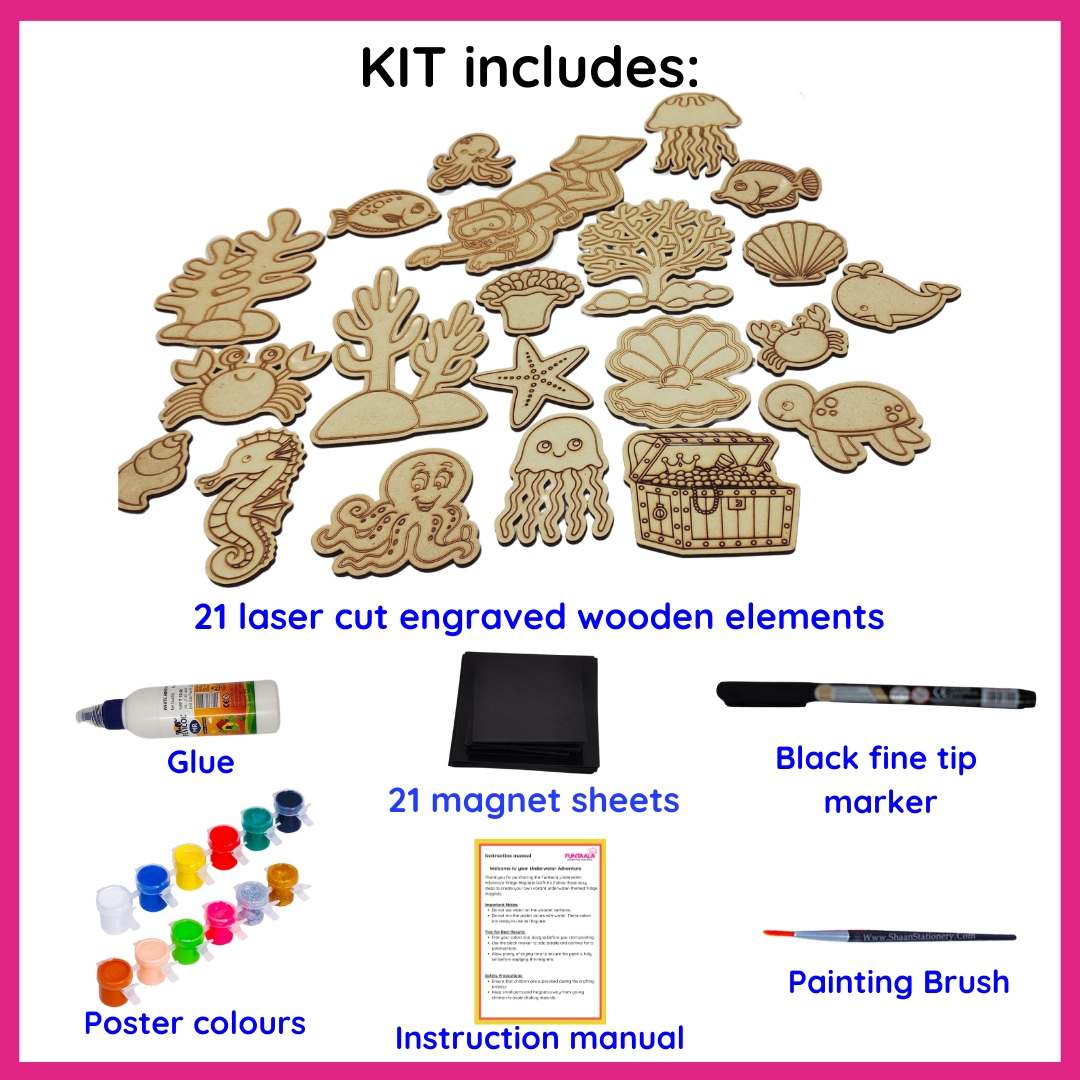 Underwater Adventure DIY Magnets Kit