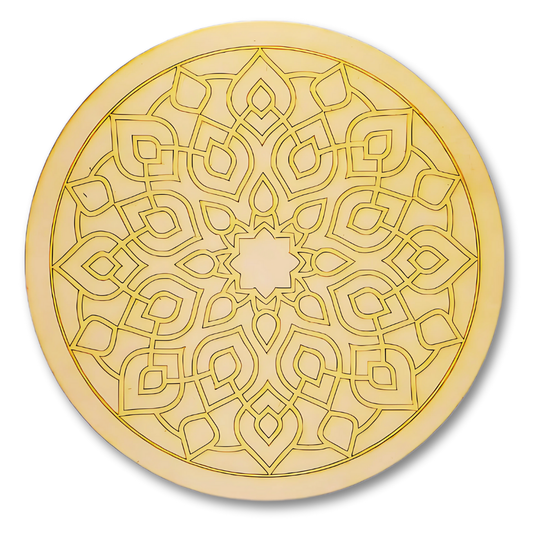 Funtaala Pre-Marked Mandala Pinewood Board for DIY Painting | Ready-to-Color Mandala Design for Adults & Kids | Ideal for Art Therapy, Home Decor & Gifting