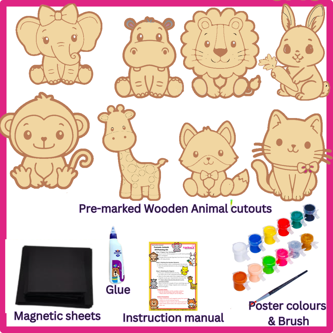 Animal Kingdom DIY Magnets Kit