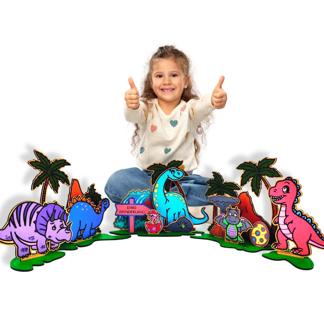 Funtaala Dinosaur Wonderland Miniature Painting Kit