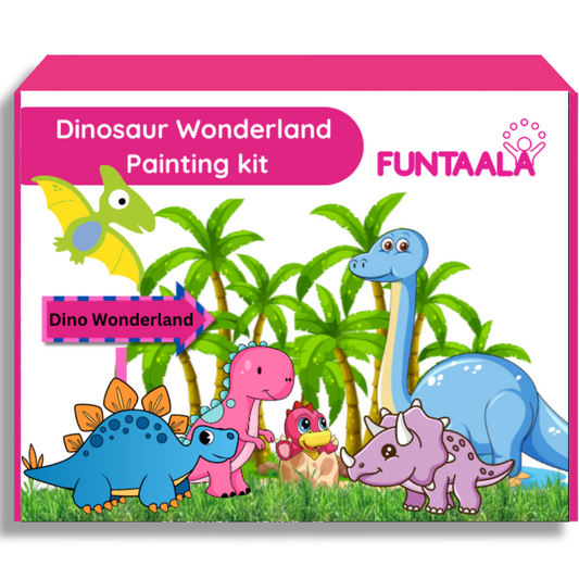 Funtaala Dinosaur Wonderland Miniature Painting Kit