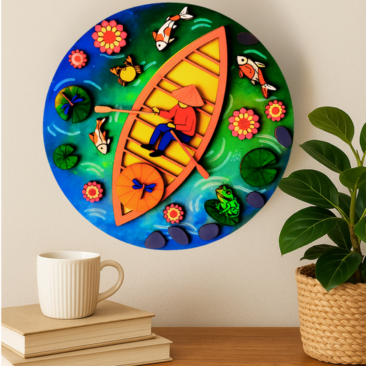 Lotus Pond Miniature DIY Painting Kit