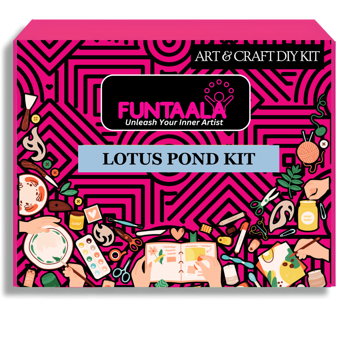 Lotus Pond Miniature DIY Painting Kit